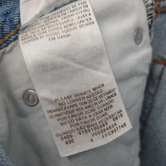 Levi’s 505 Men’s Straight Fit Jeans Light Wash 34x32 100% Cotton - Picture 9 of 10